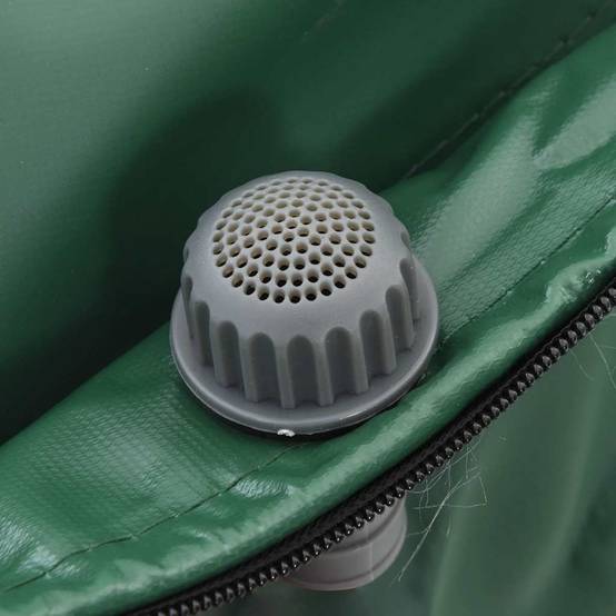 PANGIVO - Réservoir d'eau de pluie pliable PVC vert foncé 120 x 120 x 110 cm - PANGIVO - Image 5