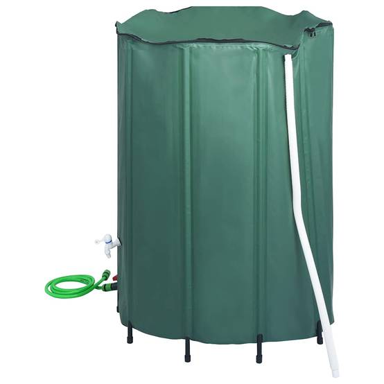 PANGIVO - Réservoir d'eau de pluie pliable PVC vert foncé 120 x 120 x 110 cm - PANGIVO - Image 4