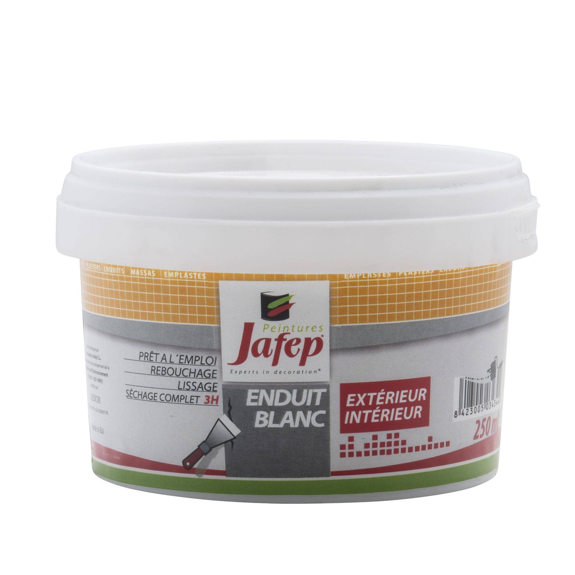 Enduit blanc extérieur-intérieur Jafep  250ml - Image 2