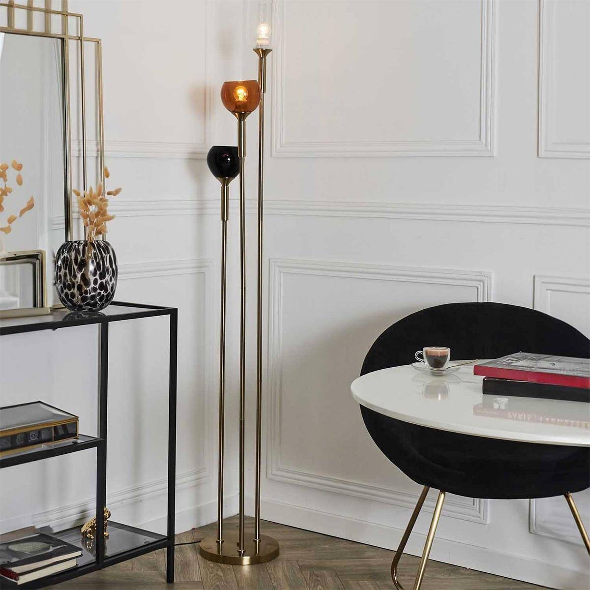 The Home Deco Factory - Lampadaire Design "Tripod" 150cm Multicolore - Image 5