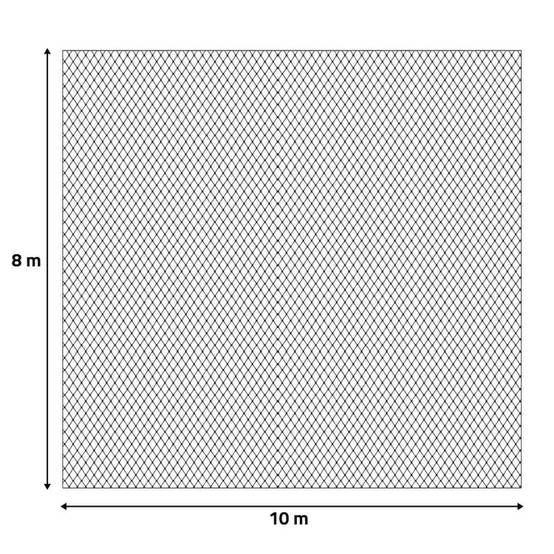 Filet de Protection Anti-Oiseaux 8x10m - Maille 15x15mm en Nylon Résistant - Image 6