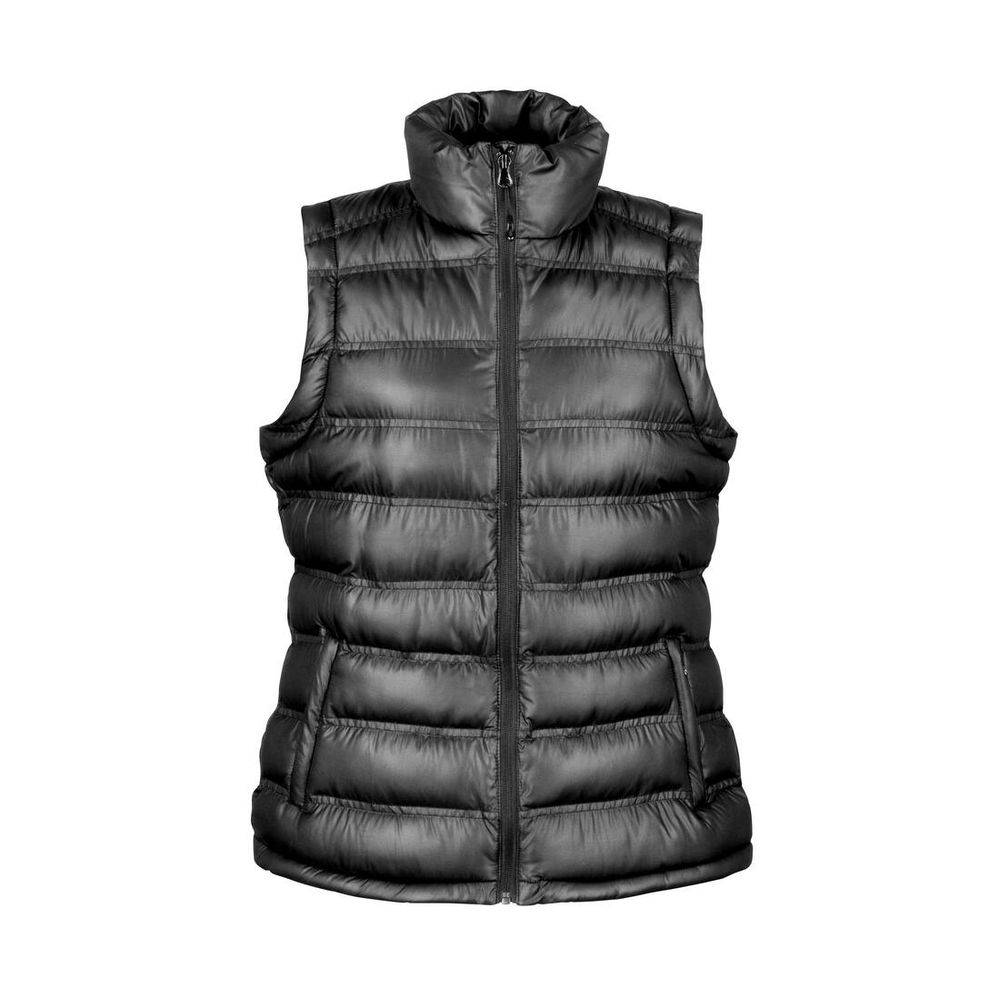 Bodywarmer matelassé protège-menton FEMME Result ICE BIRD PADDED Noir M
