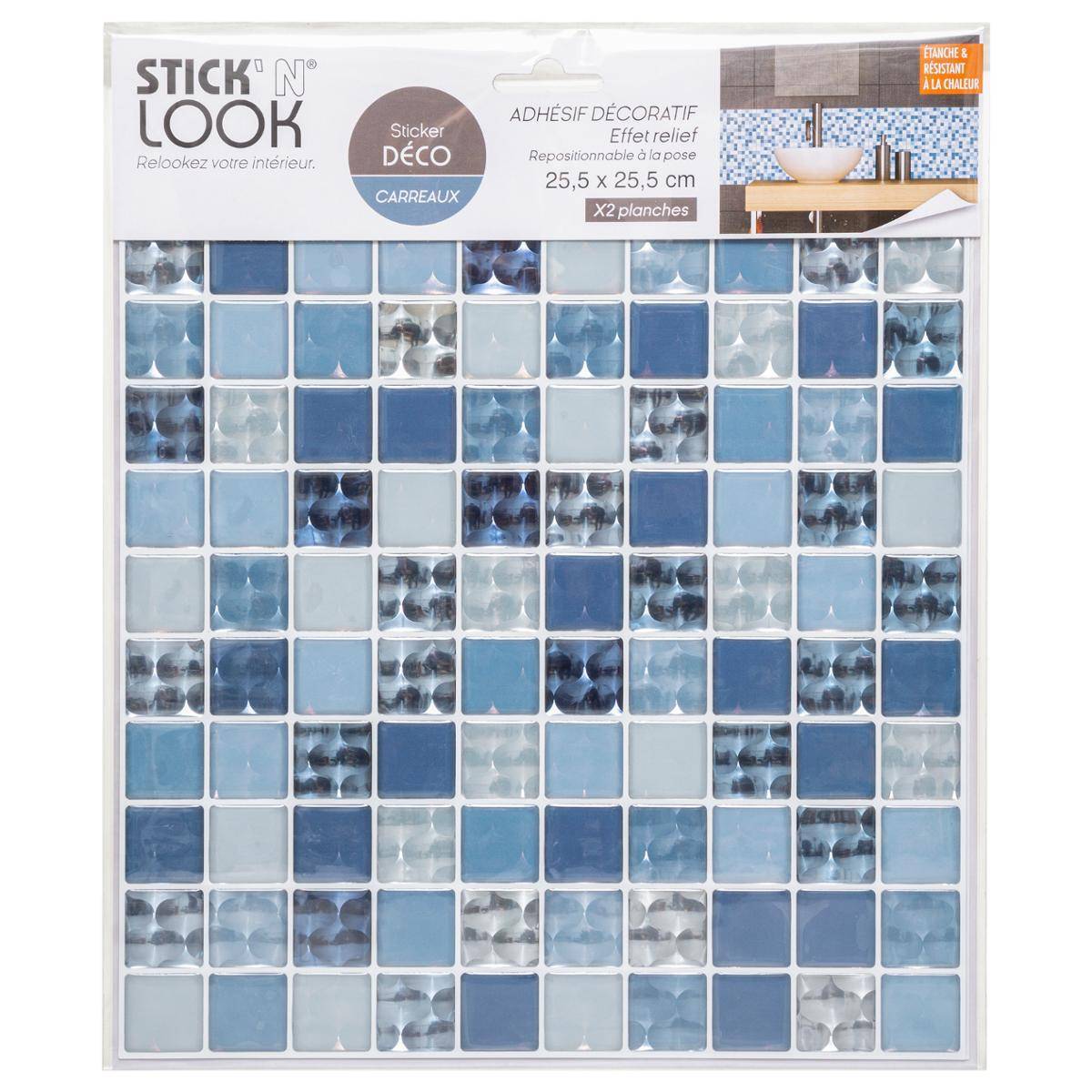 Atmosphera - Lot de 2 stickers carrelages eye - Atmosphera Créateur d'intérieur - Image 2