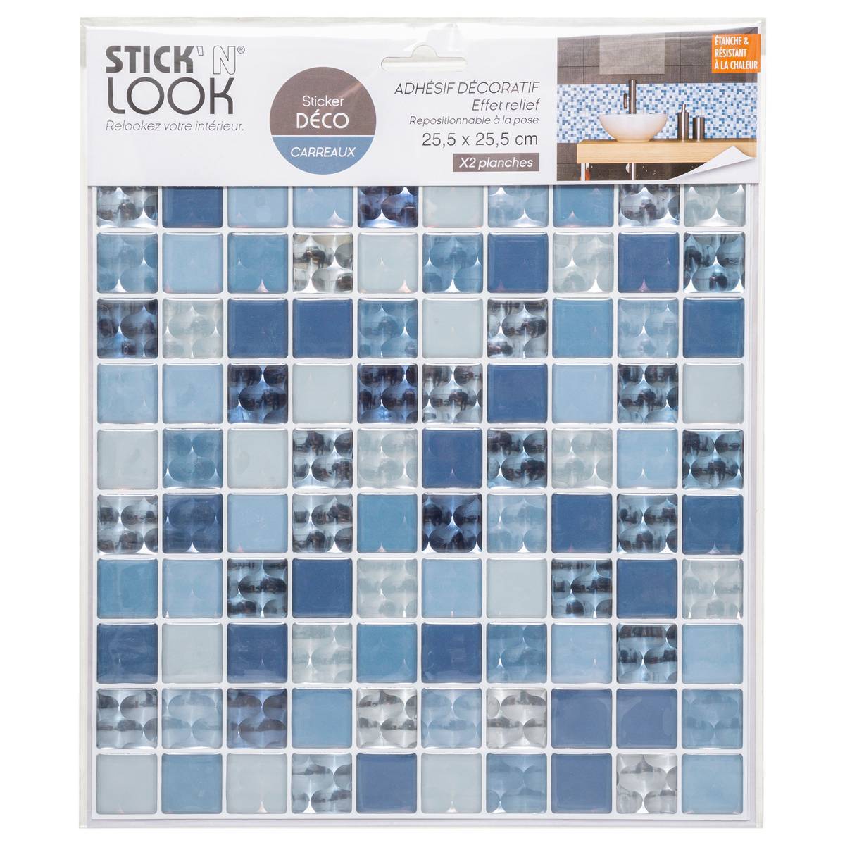 Atmosphera - Lot de 2 stickers carrelages eye - Atmosphera Créateur d'intérieur - Image 3