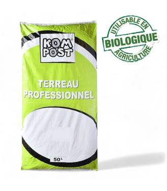 Terreau potager avec engrais organique, sac de 50 l - PRO218