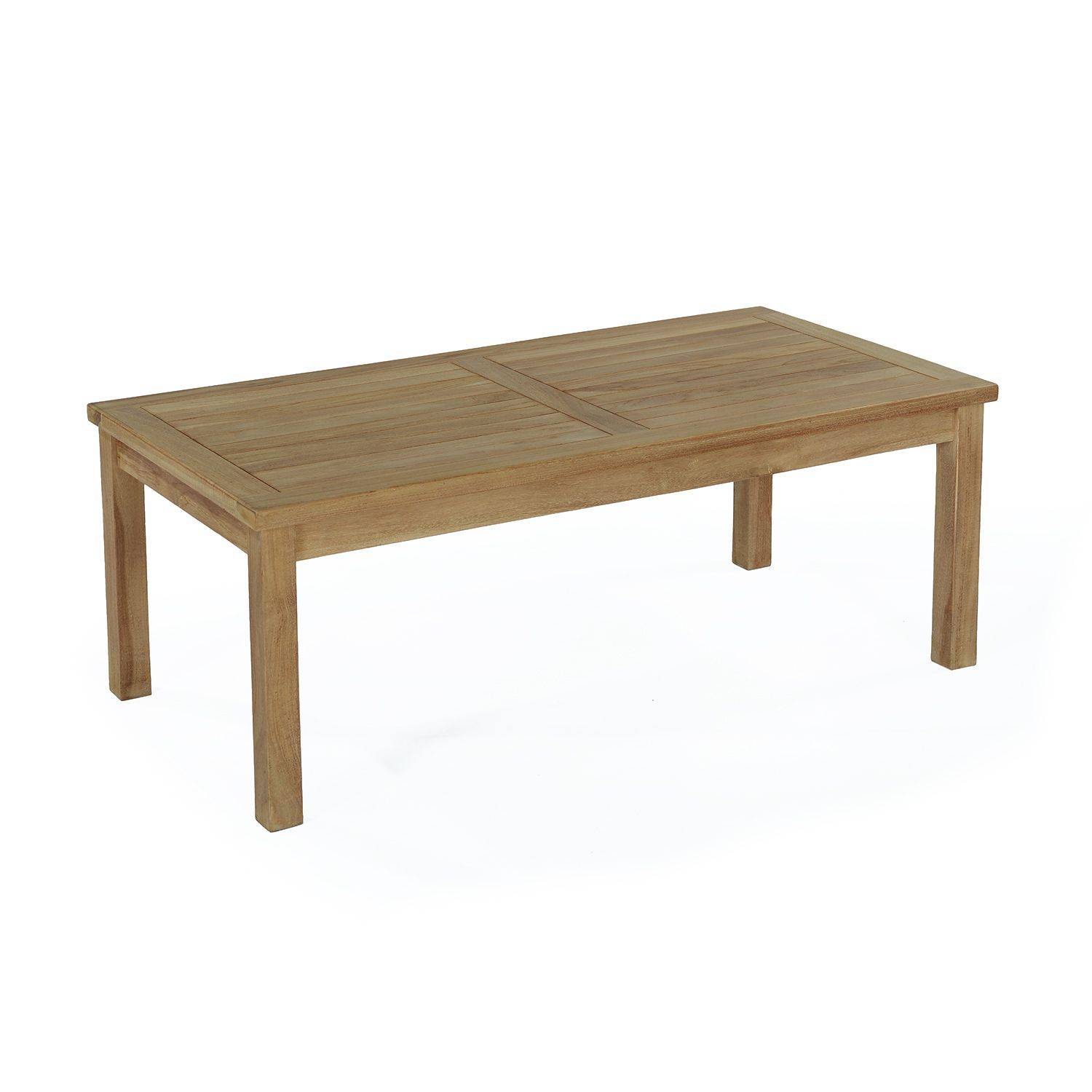 Teck'Attitude - Table basse rectangulaire en teck massif Coffee 120 x 60 cm - TECK'Attitude - Image 1