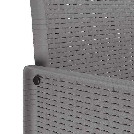 PANGIVO - Chaise de jardin polypropylène gris clairs 53 x 49 x 85 cm, Poids :12.6kg - PANGIVO - Image 9