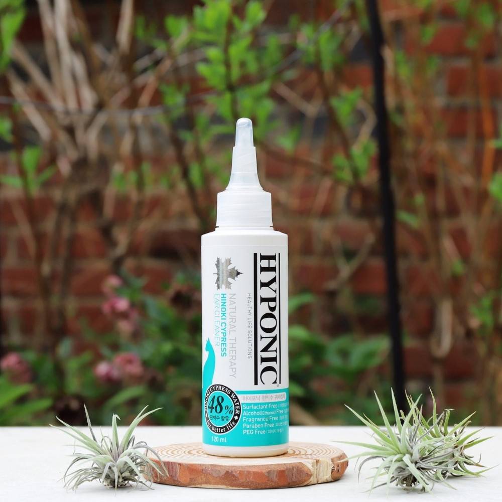 Nettoyant oreille naturel et hypoallergénique pour chat 120 ml HYPONIC - Image 5