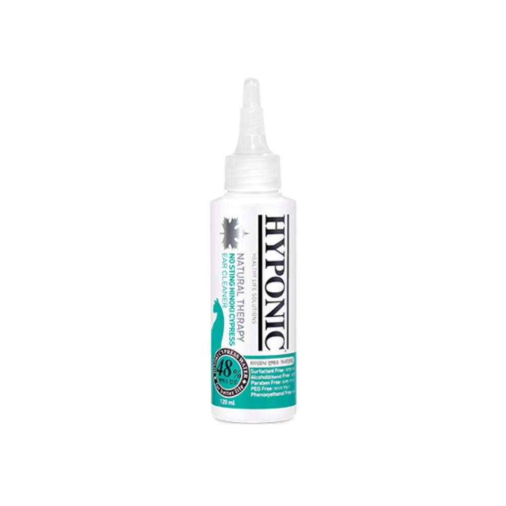 Nettoyant oreille naturel et hypoallergénique pour chat 120 ml HYPONIC - Image 1