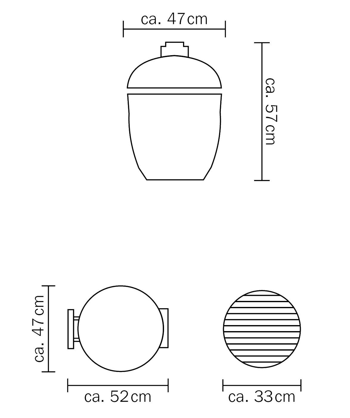 Kamado Monolith JUNIOR Pro Série 2.0 - Noir sans chariot - Image 3