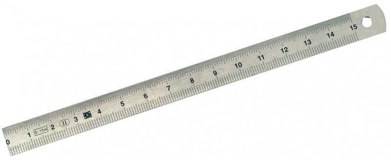 Réglet inox flexible 150 mm – Règle de précision résistante - MOB