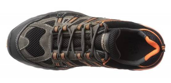 Baskets de sécurité basse HELVITE S1P SRA HRO en cuir velours noir/orange P45 - COVERGUARD - 9HEVL.45 - Image 3