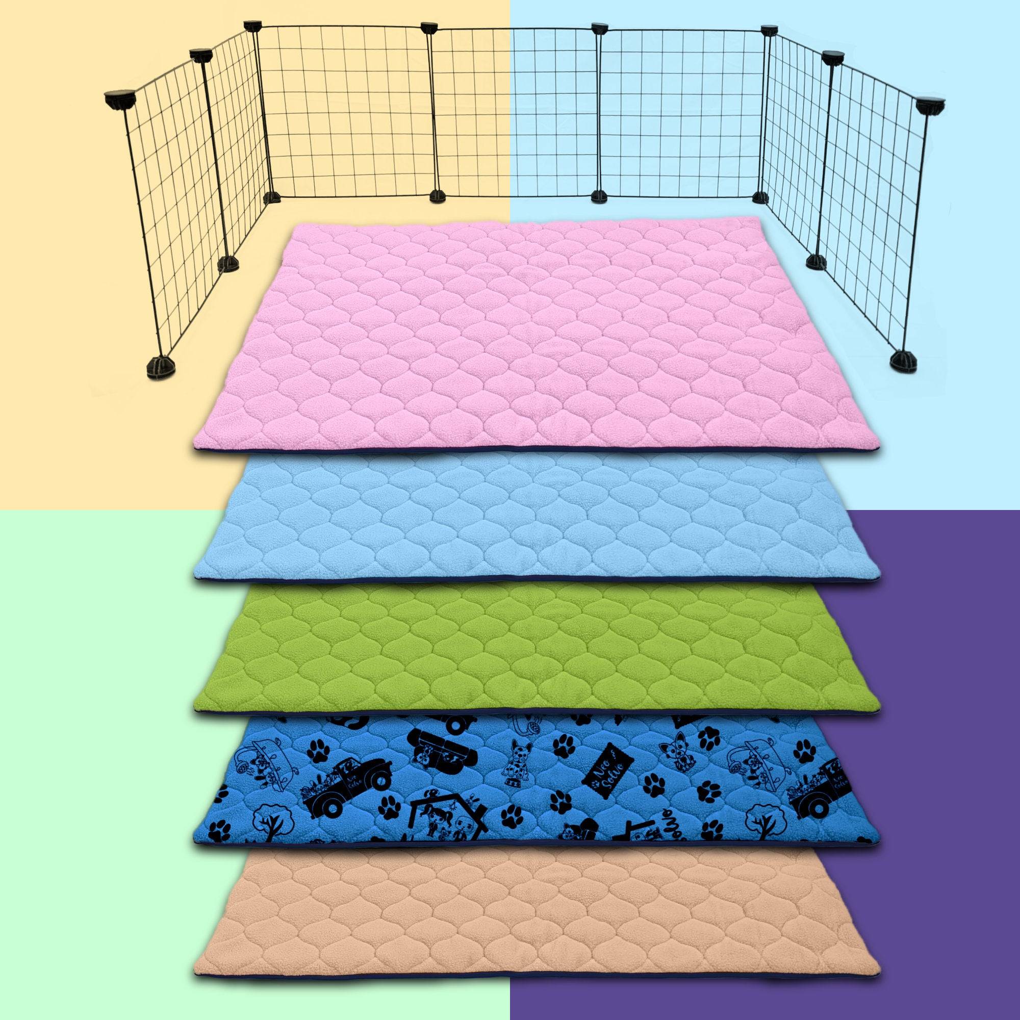 Lot de 2 - Tapis qui remplace la Litière pour Cochon d'Inde et Lapin  - Absorbant, Imperméable, Passe en Machine 140 x 70 cm - Neo Solvo - Image 8