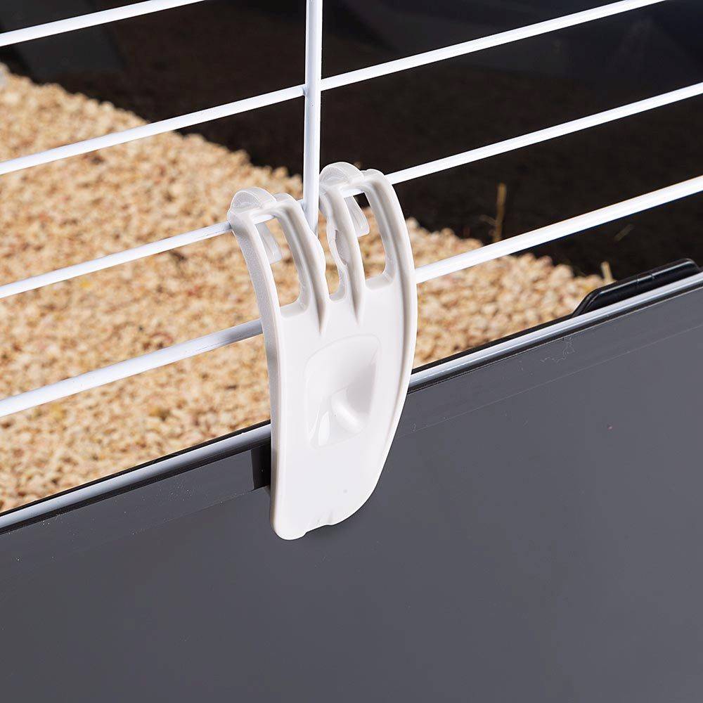 Ferplast - FERPLAST Cage pour Rongeurs CASITA 100 pour Lapins, Cochons d'Inde, Cochons d'Inde, en Métal, Accessoires inclus : Mangeoire, Abreuvoir, Abreuvoir, - Image 4