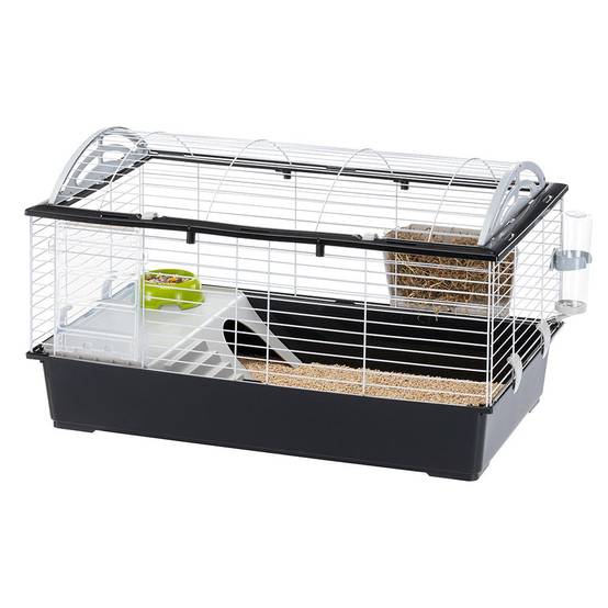 Ferplast - FERPLAST Cage pour Rongeurs CASITA 100 pour Lapins, Cochons d'Inde, Cochons d'Inde, en Métal, Accessoires inclus : Mangeoire, Abreuvoir, Abreuvoir, - Image 1