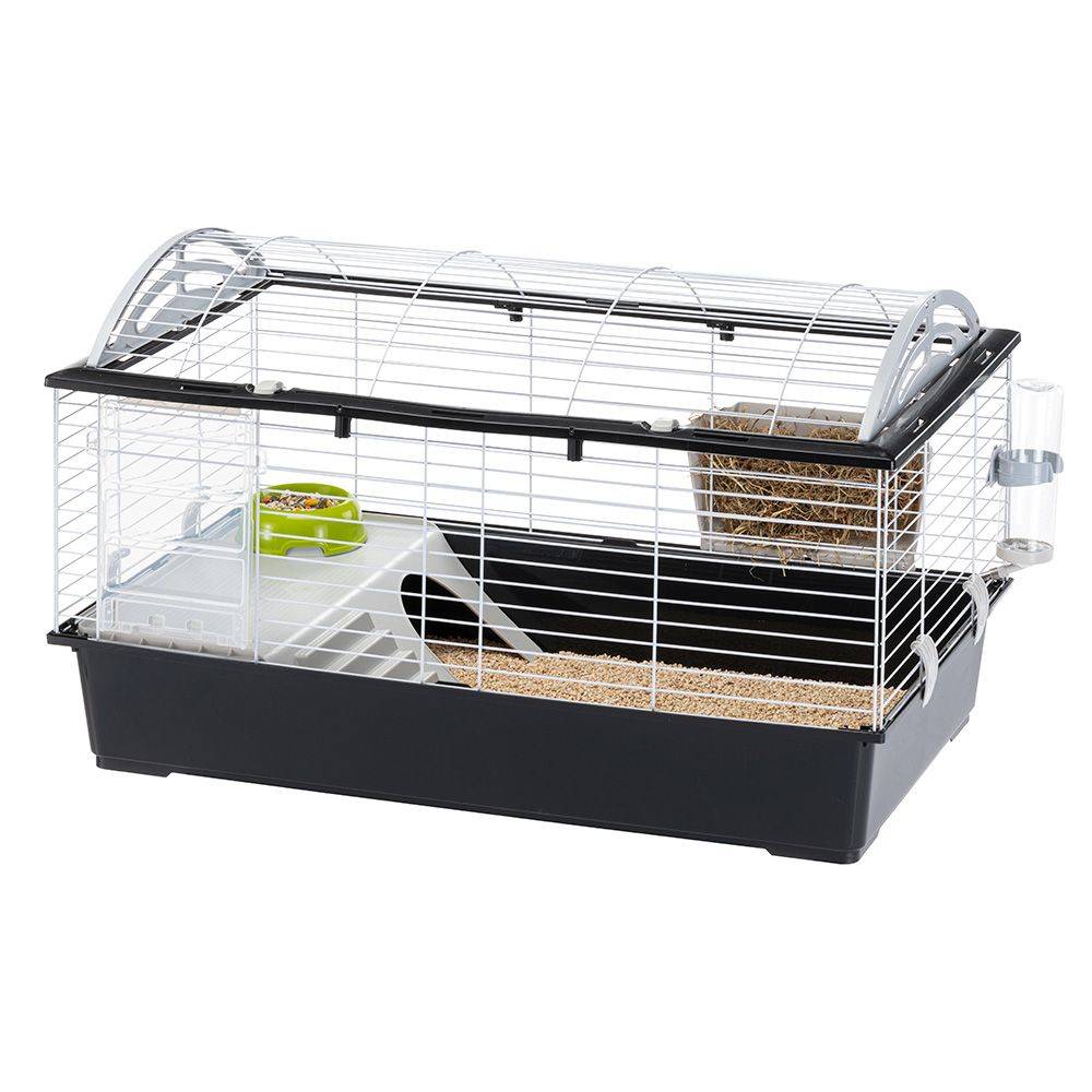 Ferplast - FERPLAST Cage pour Rongeurs CASITA 100 pour Lapins, Cochons d'Inde, Cochons d'Inde, en Métal, Accessoires inclus : Mangeoire, Abreuvoir, Abreuvoir, - Image 1