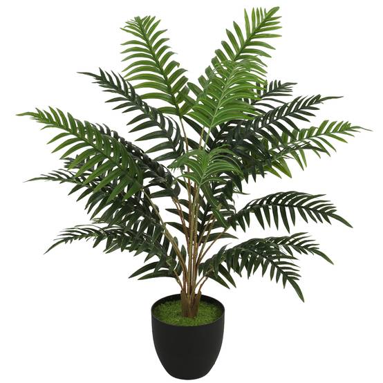 Plante artificielle intérieure 90 cm fougère arbre artificiel en pot avec branches flexibles, intérieure et extérieure - Image 2