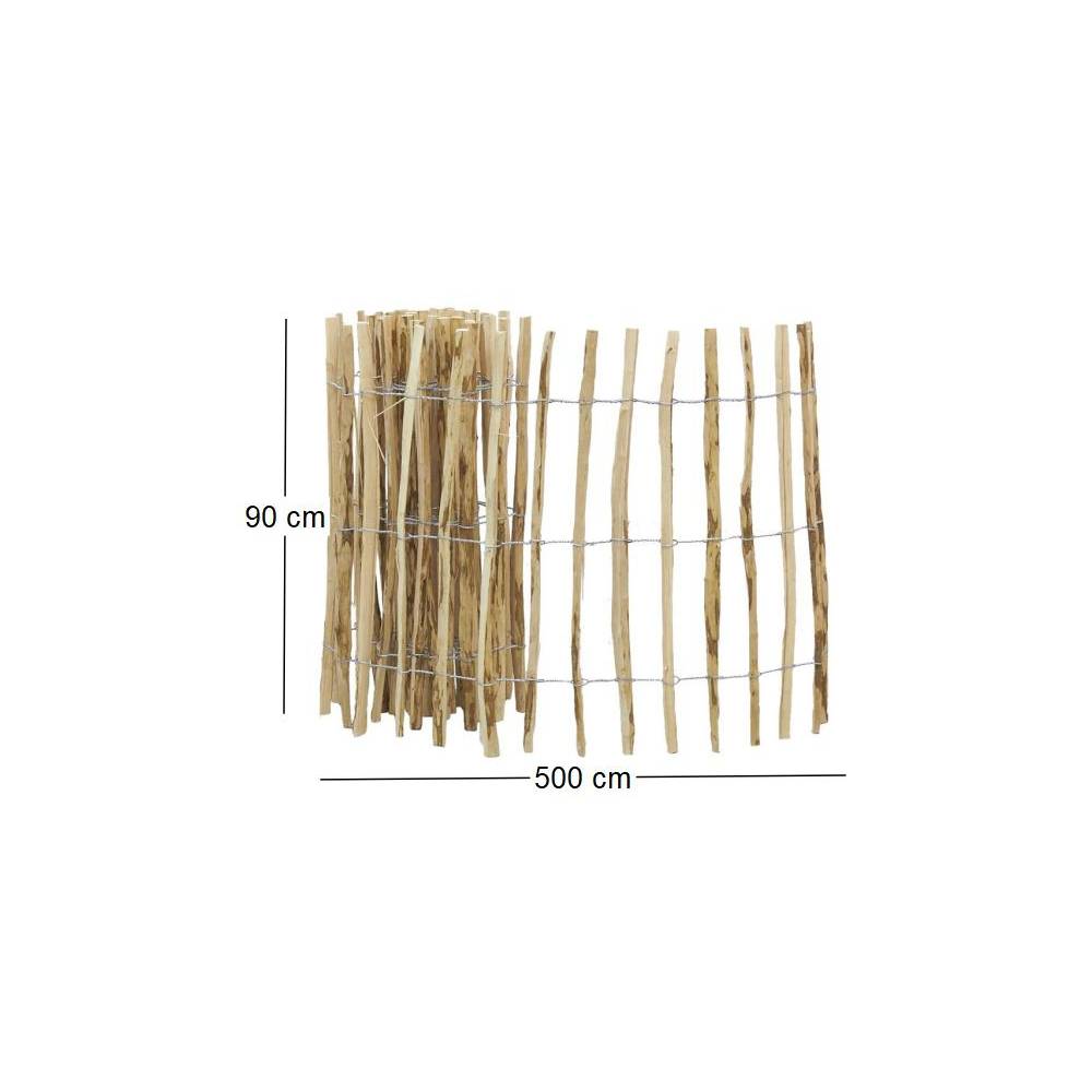 Aubry Gaspard - Ganivelle en noisetier Hauteur 90 cm - Image 3
