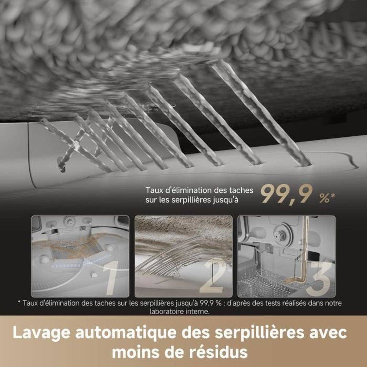 Robot aspirateur laveur Dreame X50 Ultra Complete, 20 000 Pa, base auto-nettoyage, cartographie 3D, 220 min - DREAME - Image 9