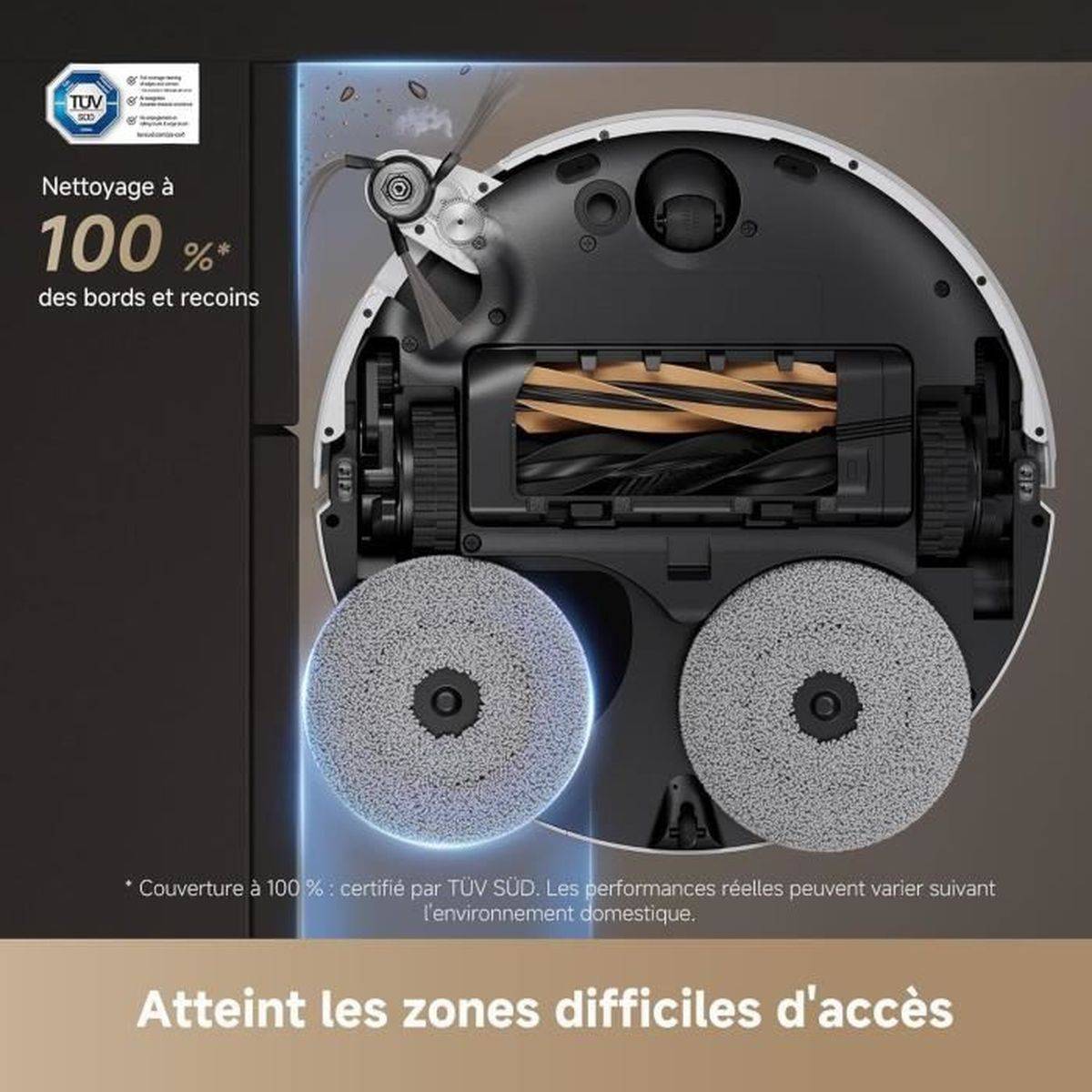 Robot aspirateur laveur Dreame X50 Ultra Complete, 20 000 Pa, base auto-nettoyage, cartographie 3D, 220 min - DREAME - Image 3