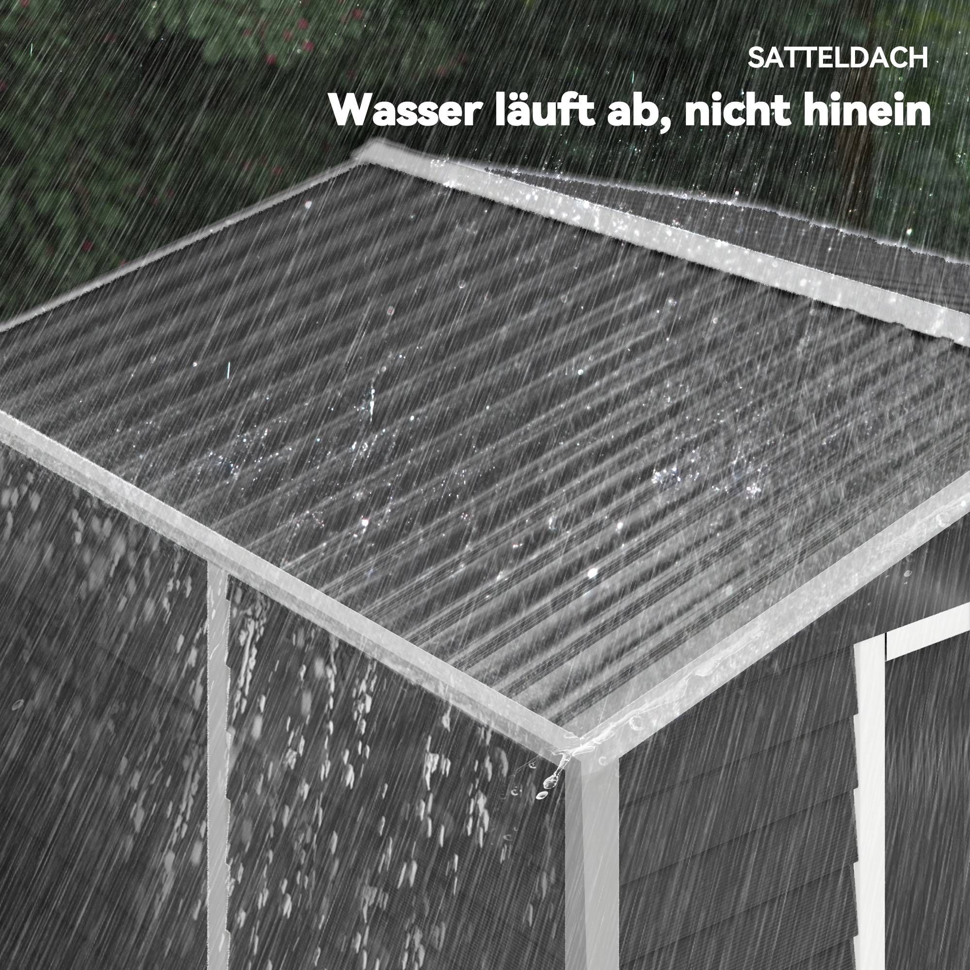 ComfortXL - Abri de jardin acier galvanisé 240 x 206 cm gris foncé portes coulissantes - ComfortXL Outdoor Living - Image 10