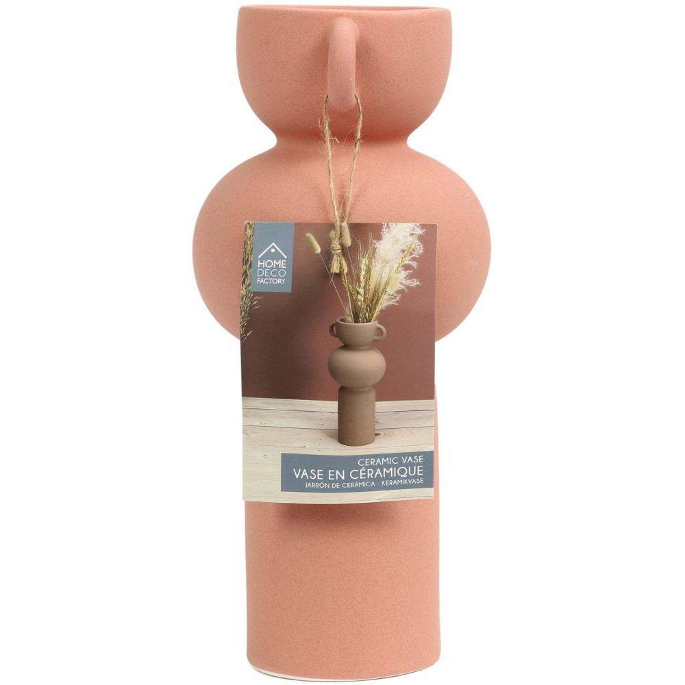 The Home Deco Factory - Vase avec anse en céramique  11.5 x 25.5 cm - Image 4