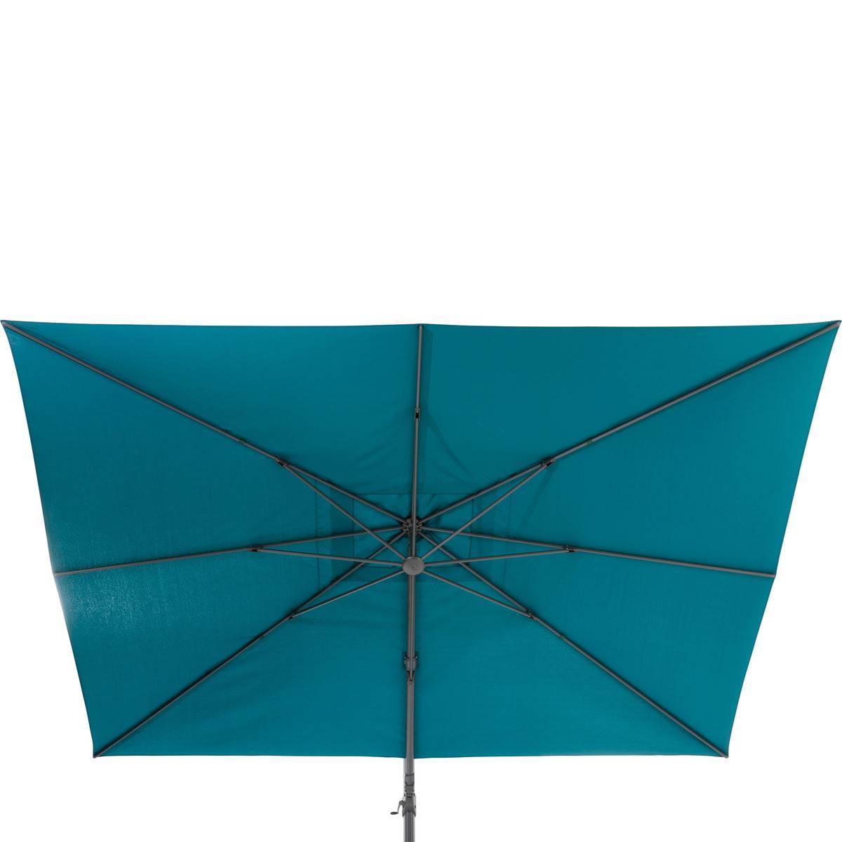 Hesperide - Toile de parasol "Melhia" bleu canard 4x3m Hespéride - Image 2