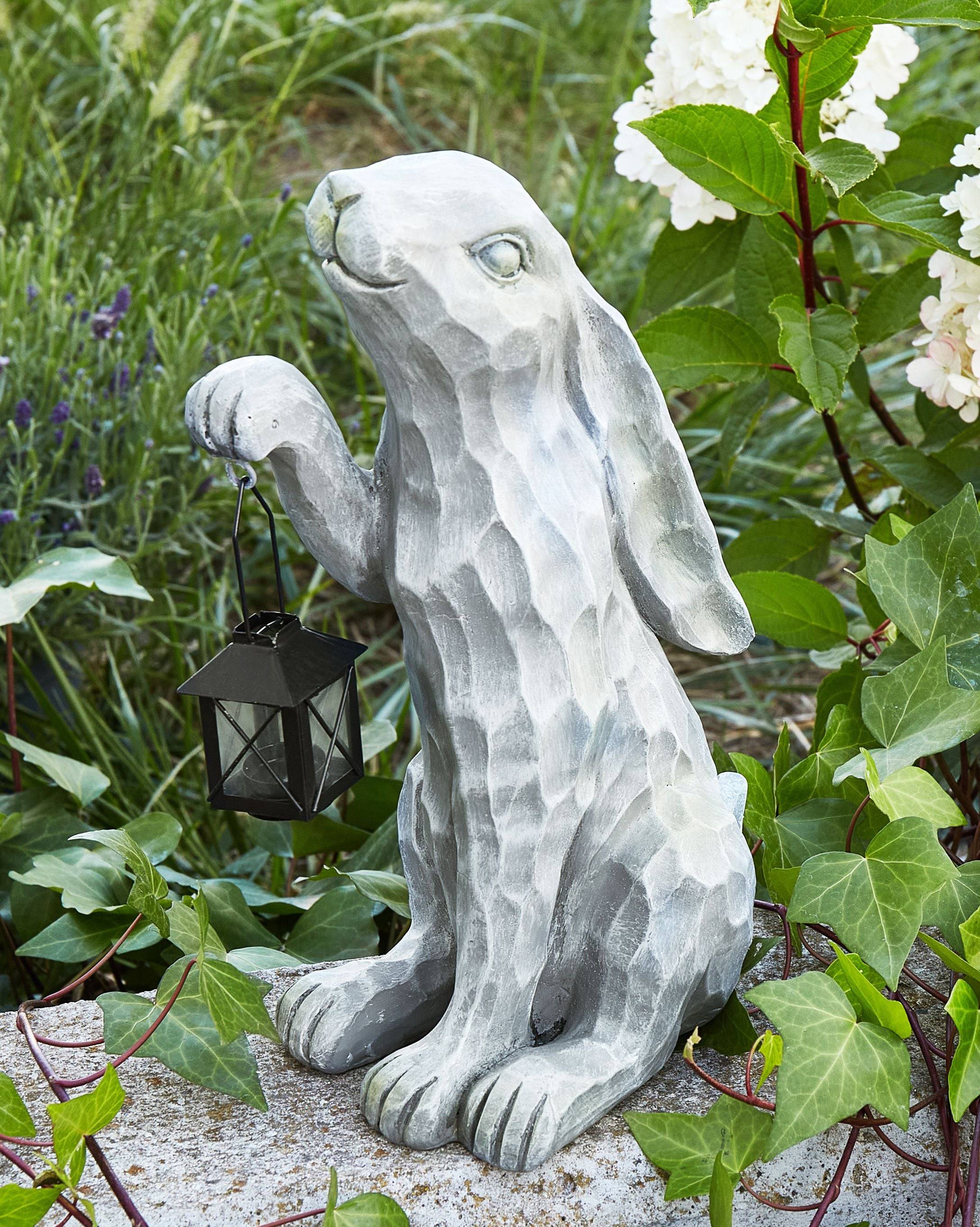 Beliani - Statue de jardin Oxyde de magnésium Gris ARGILLY - Beliani - Image 1