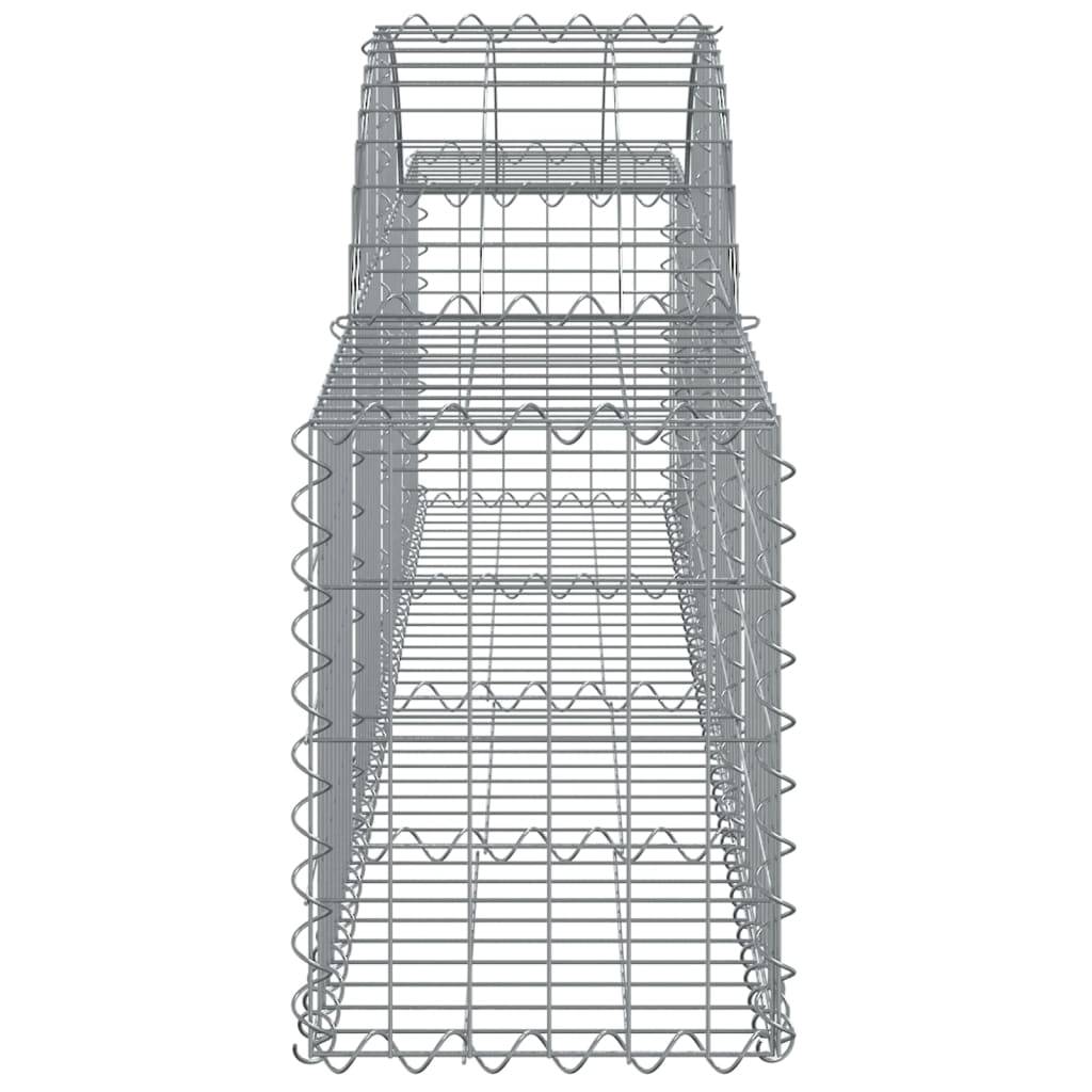 Vidaxl - Panier de gabions arqué 200x30x40/60 cm Fer galvanisé vidaXL 153482 - Image 5