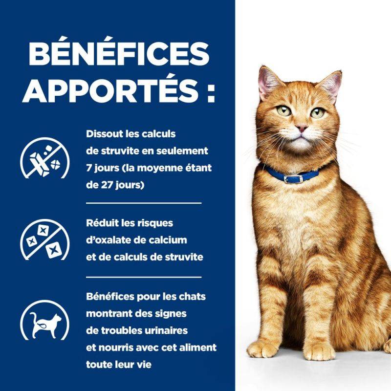 CROQUETTES CHAT ADULT PRESCRIPTION DIETS C/D MULTICARE URINARY CARE POULET - HILL'S 1,5 kg - Image 4