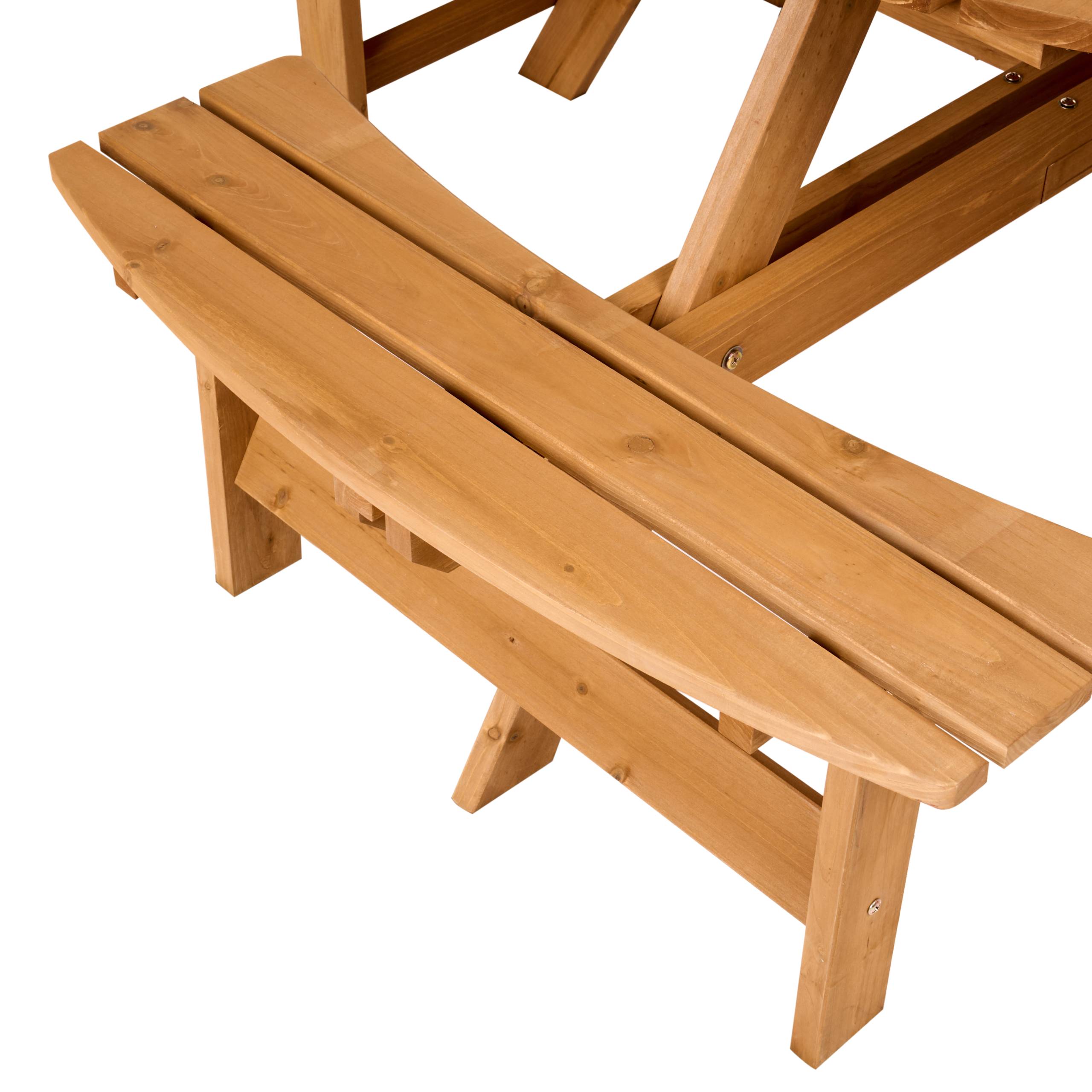 Beliani - Table de repas, 4 Personnes Bois de sapin Marron clair CAPARCOTTA - Beliani - Image 6