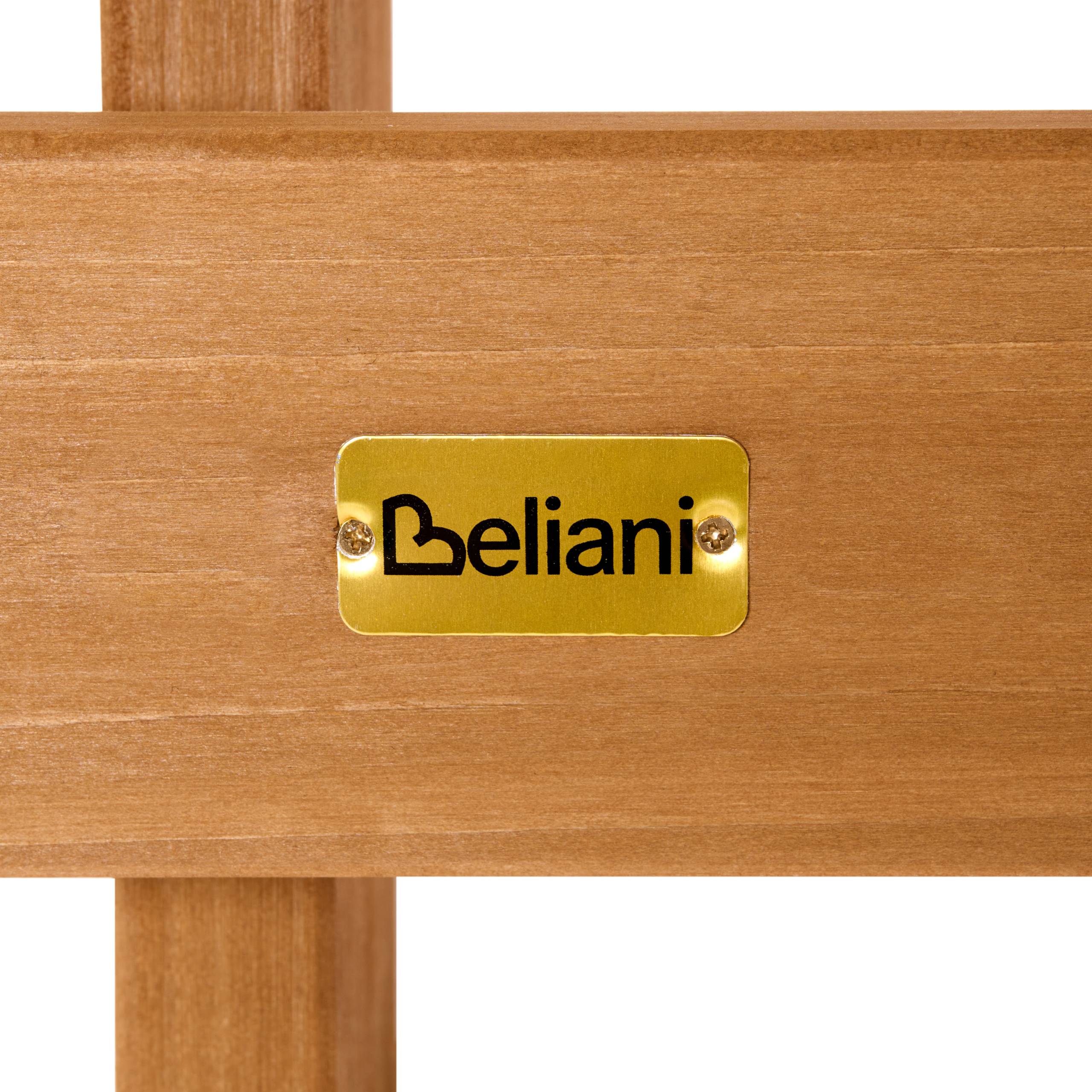 Beliani - Table de repas, 4 Personnes Bois de sapin Marron clair CAPARCOTTA - Beliani - Image 8
