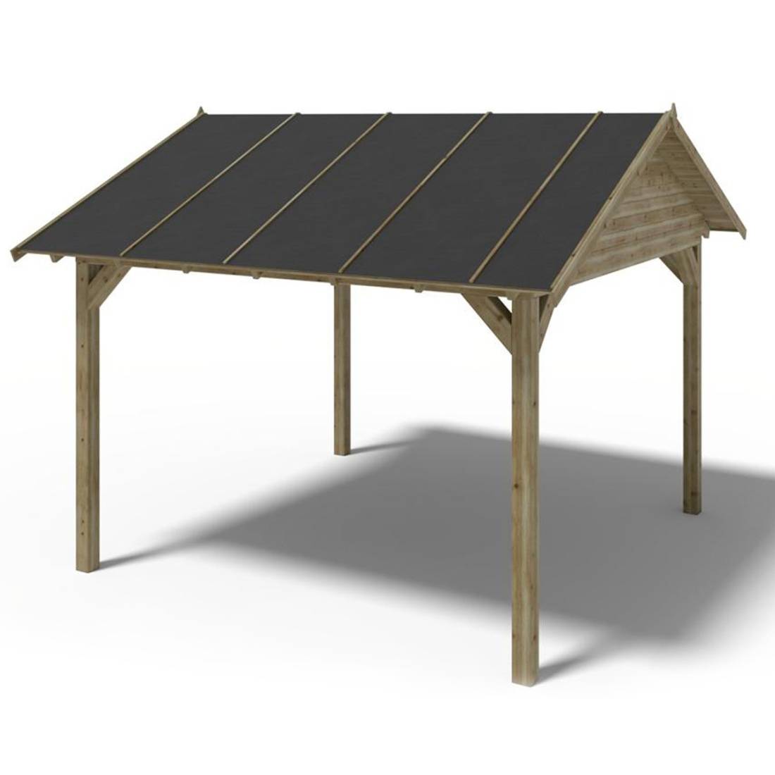 Altanka - Pergola de jardin 4.04x4.17m - traité - ALT36 - ALTANKA - Image 1