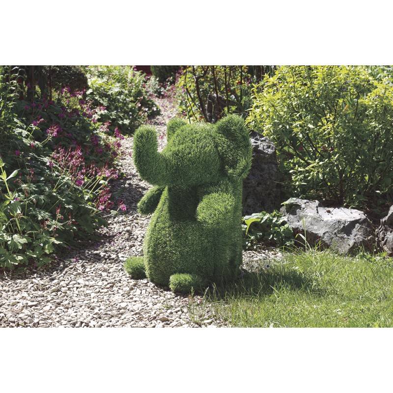 Nortène - Statue de jardin éléphant en gazon synthétique - arrosage goutte à goutte - réservoir 26 L - Image 2