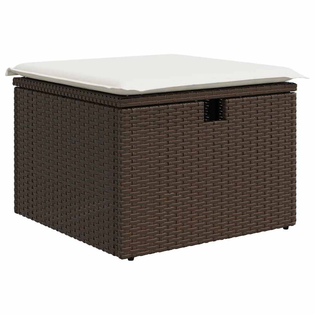 Vidaxl - Ensemble de Canapés avec coussin 4 pcs polyrotin vidaXL 3360529 - Image 7