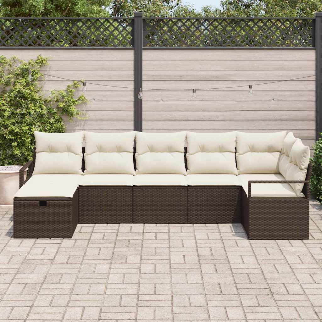 Vidaxl - Ensemble de Canapés avec coussin 4 pcs polyrotin vidaXL 3360529 - Image 4
