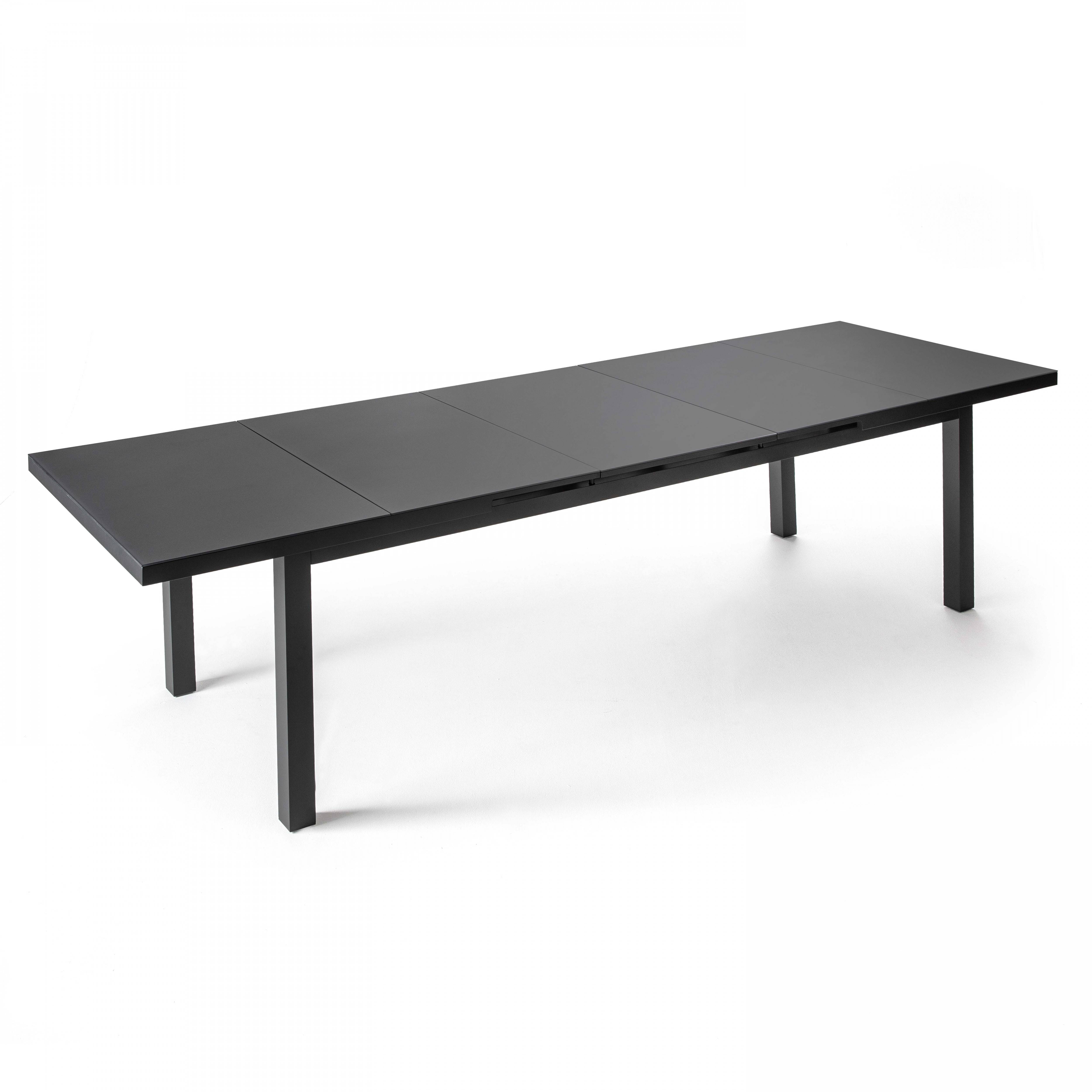 Oviala - Table de jardin extensible en aluminium gris 10 places Albi - Oviala - Image 1