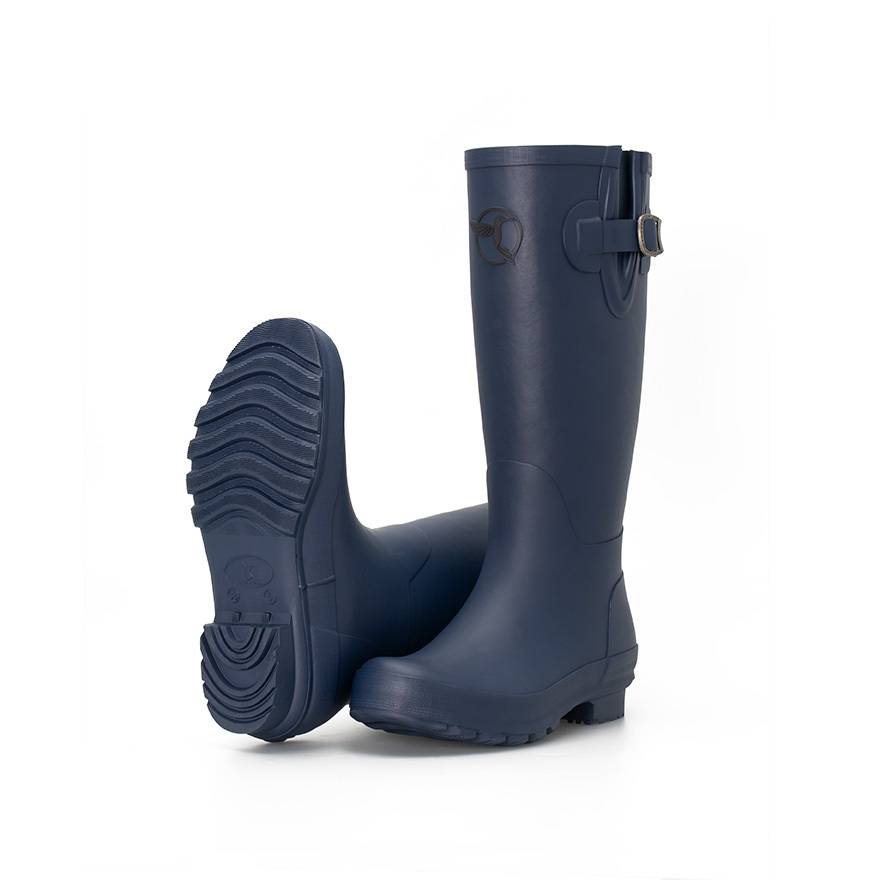 Rouchette - IDOL Wellies Tall Navy Rouchette - Image 2