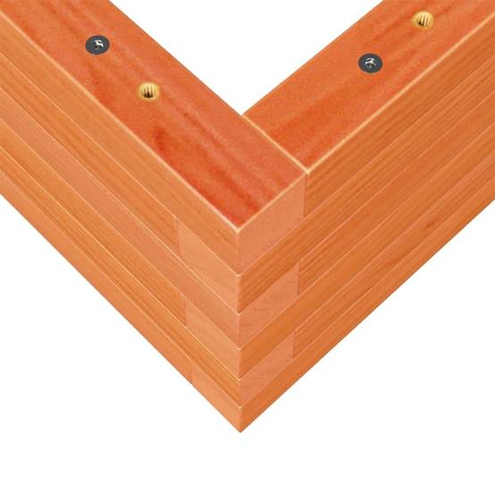 Jardinière | Pot de fleurs | Cache-pot | Bac à fleurs cire marron 90x40x23 cm bois de pin massif - Image 8