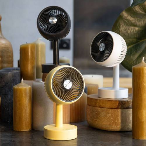 Livoo - Mini-Ventilateur de Bureau design USB jaune - Image 2