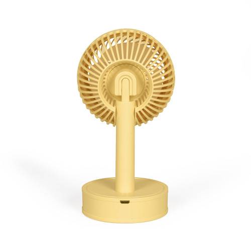 Livoo - Mini-Ventilateur de Bureau design USB jaune - Image 4