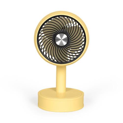 Livoo - Mini-Ventilateur de Bureau design USB jaune - Image 1