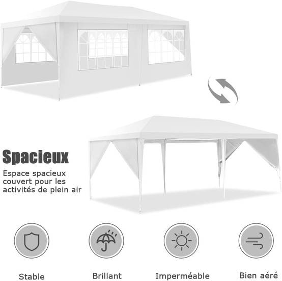 Tonnelle de Jardin/Barnum 3x6m-18㎡ Tente de Réception - Image 6