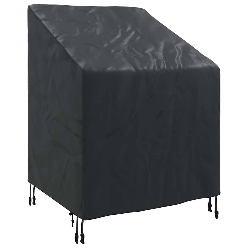Housse Imperméable pour Fauteuil de Jardin Tissu 420D avec Protection UV Noir 75x78x100 cm – ComfortXL Outdoor Living - Image 2