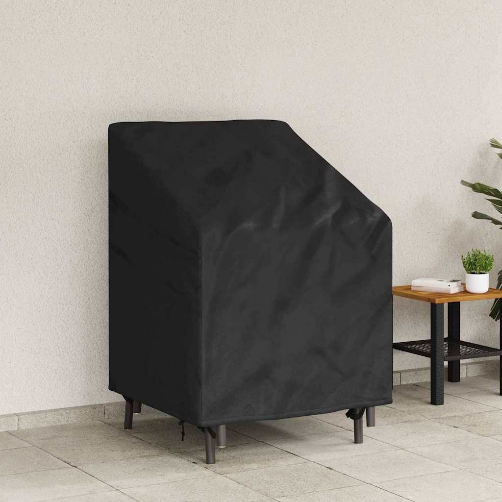 Housse Imperméable pour Fauteuil de Jardin Tissu 420D avec Protection UV Noir 75x78x100 cm – ComfortXL Outdoor Living - Image 1