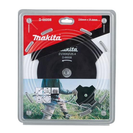 Lame pour débroussailleuse 4 dents MAKITA D-66008 230x25.4mm Makita - Image 2