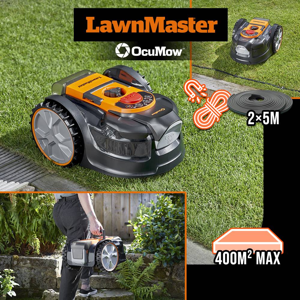 Lawnmaster - Robot tondeuse autonome 24V - 8Ah double caméra HDR sans fil périmétrique ? Le robot le plus simple du marché - Image 5