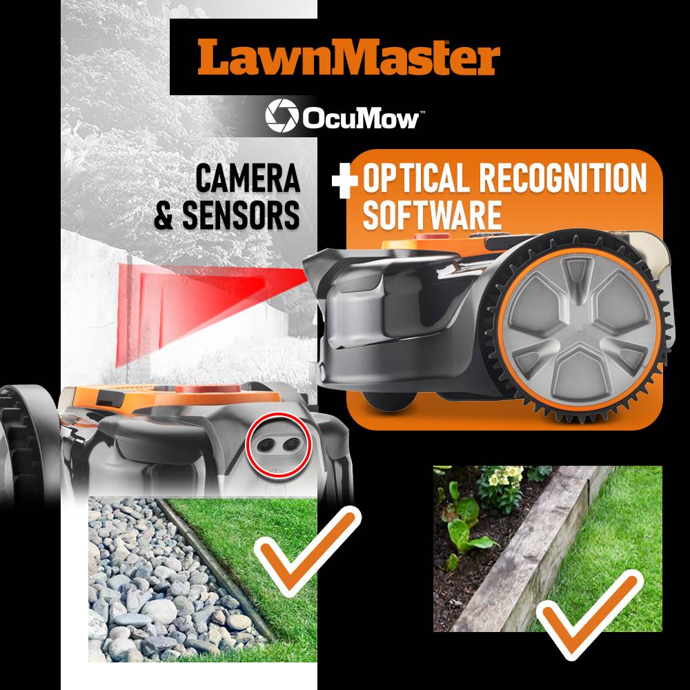 Lawnmaster - Robot tondeuse autonome 24V - 8Ah double caméra HDR sans fil périmétrique ? Le robot le plus simple du marché - Image 3