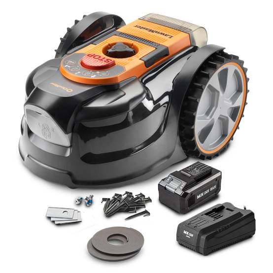 Lawnmaster - Robot tondeuse autonome 24V - 8Ah double caméra HDR sans fil périmétrique ? Le robot le plus simple du marché - Image 1