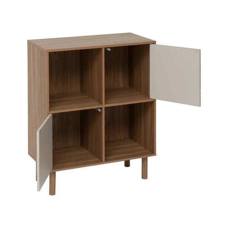 Etagère 4 cases 2 portes Mix'n'Match MDF 5five - Image 3